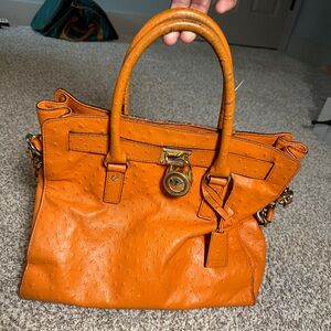 Vintage Michael Kors Ostritch Leather Bag